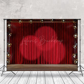 Lofaris Spotlight Red Curtain Stage Backdrop For Photography